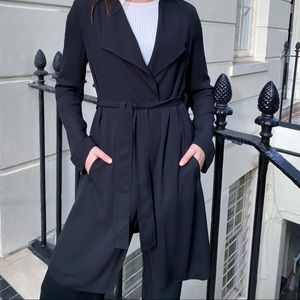 Babaton “FLOWY” Light Trench Coat Blazer